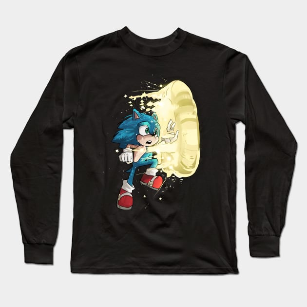 Sonic Long Sleeve T-Shirt by WiliamGlowing
